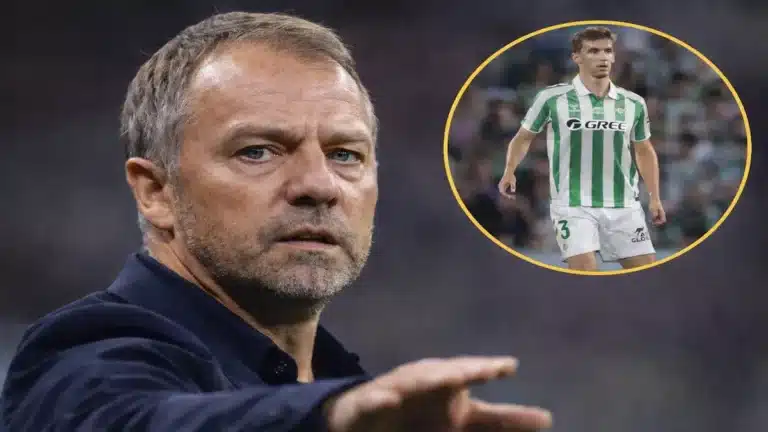 Hansi Flick y Diego Llorente en el marco de los posibles fichajes de invierno para el FC Barcelona