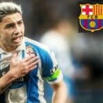 Yeremay Hernández, extremo del Deportivo de La Coruña, celebrando un gol y siendo vinculado con el FC Barcelona