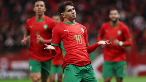 Brahim celebra otro gol con Marruecos en la Copa África mientras su continuidad en Madrid empieza a complicarse