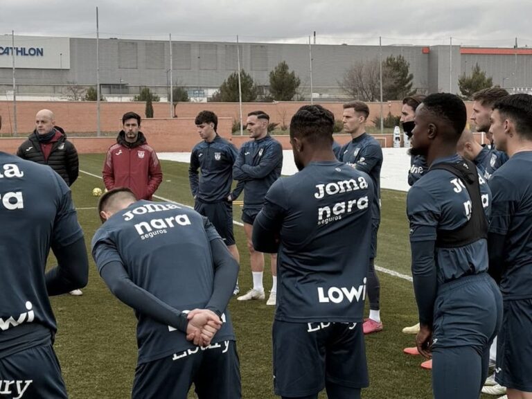 Lucas Pérez en su primer entrenamiento a prueba con el CD Leganés a las órdenes de Igor Oca.