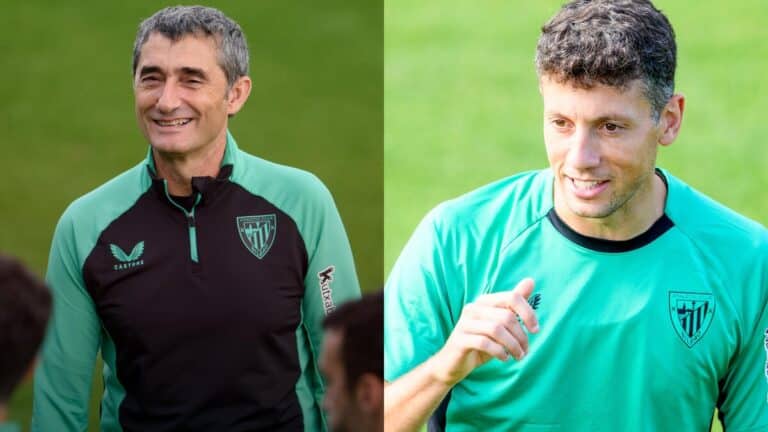 Valverde opta por los parches de Vesga o Lekue como central antes que acudir a Lezama