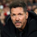 Antoine Griezmann lamentándose durante un partido con el Atlético de Madrid.