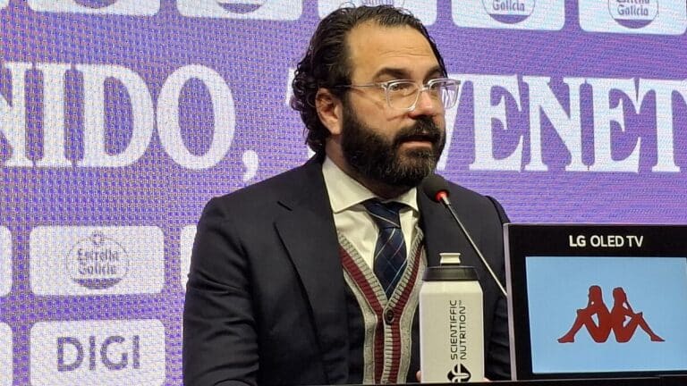 Víctor Orta analiza en conferencia de prensa las variantes que maneja el Valladolid para sustituir al lesionado Amath