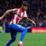 Carlos Martín, nuevo jugador del Rayo Vallecano, durante un partido con el Atlético de Madrid