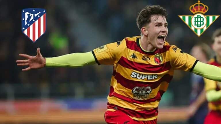 Oskar Pietuszewski, joven extremo del Jagiellonia, pretendido por el Atlético de Madrid y el Real Betis