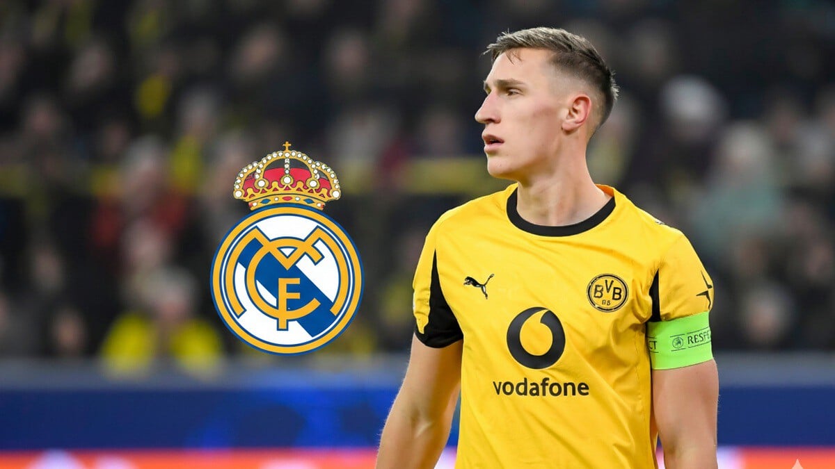 Nico Schlotterbeck, defensa del Borussia Dortmund, durante un partido de la Bundesliga en el Signal Iduna Park