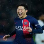 Kang In Lee celebrando con el PSG ante el interés de fichaje del Atlético de Madrid en 2026