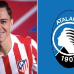 Giacomo Raspadori con la camiseta del Atlético de Madrid y Ademola Lookman con la de la Atalanta