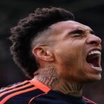 Igor Jesus celebra un gol con el Nottingham Forest, ahora en la órbita del Atlético de Madrid.