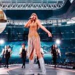 Uno de los dos recitales de Taylor Swift en el estadio Bernabéu