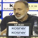 Pellegrino Matarazzo, entrenador de la Real Sociedad, explicando las claves del triunfo 2-1 ante el FC Barcelona