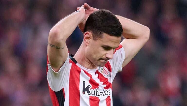 Gorka Guruzeta cabizbajo en Son Moix