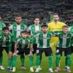 El betis posando en la Europa League