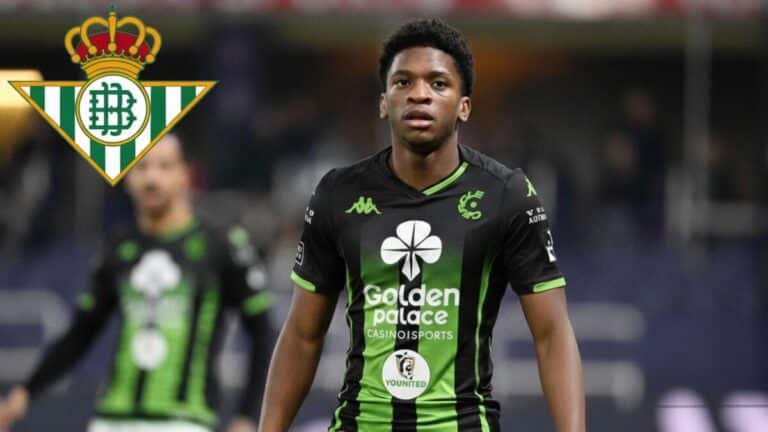 Flavio Nazinho en acción con el Círculo de Brujas, objetivo del Real Betis para el mercado de enero.