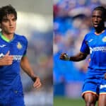 Gráfico con los rostros de Gonzalo Villar e Yvan Neyou como posibles fichajes del RC Deportivo.