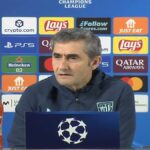 Ernesto Valverde, entrenador del Athletic Club, en rueda de prensa de Champions League analizando la situación de Selton.