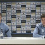 Jon Gorrotxategi, jugador de la Real Sociedad, atendiendo a los medios antes del derbi contra el Athletic