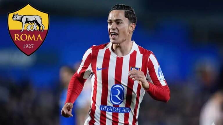 Giacomo Raspadori concentrado con el Atlético de Madrid antes de viajar a la Supercopa de España en Arabia Saudí