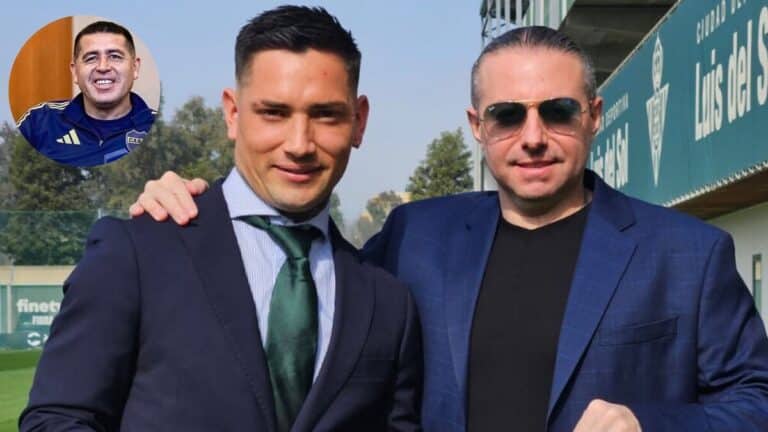 El Chimy Ávila junto a su agente Carlos Bilicich