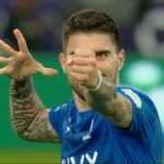 Rúben Neves celebrando un gol, descartado por el Real Madrid para el mercado de invierno.