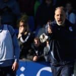 Pellegrino Matarazzo, entrenador de la Real Sociedad, dirigiendo un entrenamiento en Zubieta