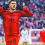 Leon Goretzka con el uniforme del Bayern de Múnich, posible fichaje del Atlético de Madrid.