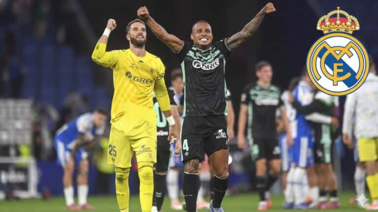 Natan Bernardo de Souza, defensa central del Real Betis, durante un partido de LaLiga.