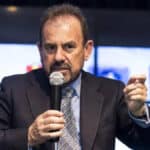 Ángel Torres, presidente del Getafe, durante una comparecencia explicando el conflicto con LaLiga por el caso Uche