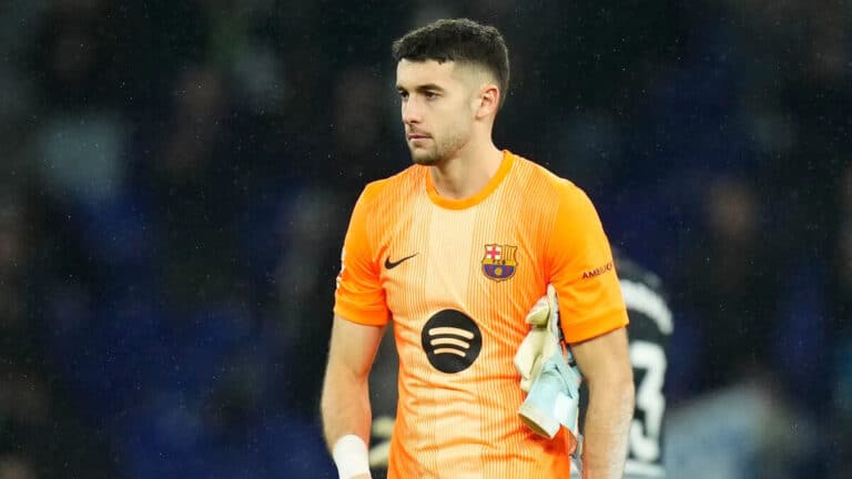 Joan García en el partido frente al Athletic por la Supercopa