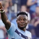 Willy Agada celebrando un gol durante su etapa en la MLS, nuevo fichaje del Real Zaragoza.