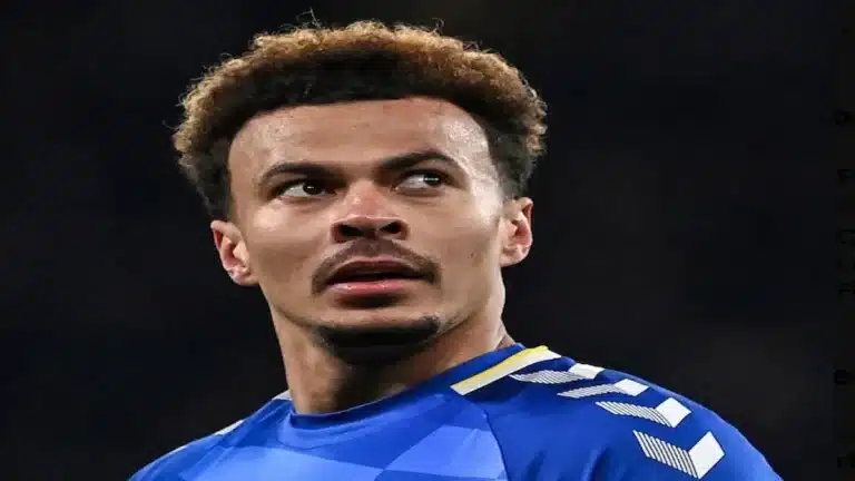 Primer plano de Dele Alli con mirada pensativa durante su etapa reciente, vinculado con el Sevilla FC