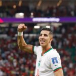 Jawad El Yamiq durante su anterior etapa con el Real Zaragoza, celebrando su regreso al club maño.