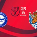 Cartel oficial del partido de Copa del Rey entre el Deportivo Alavés y la Real Sociedad en Mendizorroza.