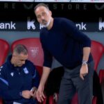 Pellegrino Matarazzo dando instrucciones durante un partido de la Real Sociedad