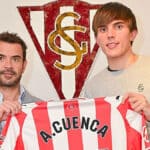 Andrés Cuenca es presentado oficialmente como jugador del Real Sporting.