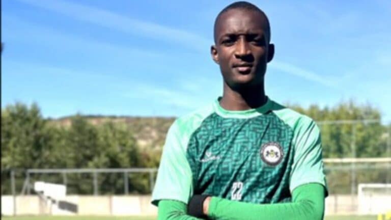 Imrana Muhammad, el joven atacante pretendido por el Deportivo Alavés para su proyecto de futuro.