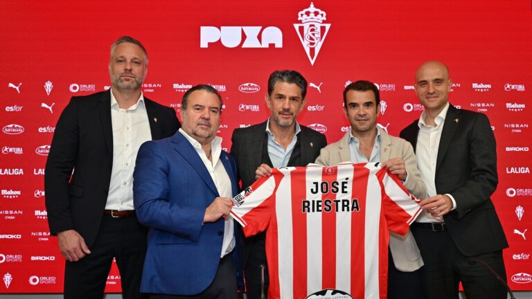 La presentación de José Riestra, en su segunda etapa en el Sporting como presidente ejecutivo