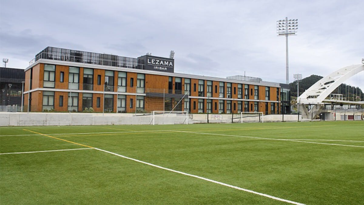 Instalaciones de Lezama, ciudad deportiva del Athletic Club, donde se forma la cantera rojinegra