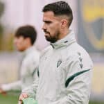 Suso Fernández durante un entrenamiento con el Cádiz CF