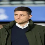 Alessio Lisci, entrenador del CA Osasuna, en rueda de prensa tras la derrota por 3-1 ante la Real Sociedad en Anoeta en la jornada 28 de LaLiga