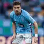 Hugo Rincón con la camiseta del RC Celta, canterano del Athletic Club cedido al Girona FC que marcó el primer gol del 3-0 ante su club cedente en la jornada 28 de LaLiga