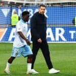 Mawuli Mensah, mediocampista del Real Zaragoza, durante uno de sus primeros partidos con el club aragonés en la Liga Hypermotion