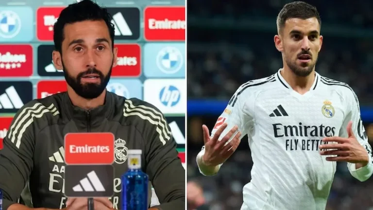 Álvaro Arbeloa en rueda de prensa y Dani Ceballos con la camiseta del Real Madrid
