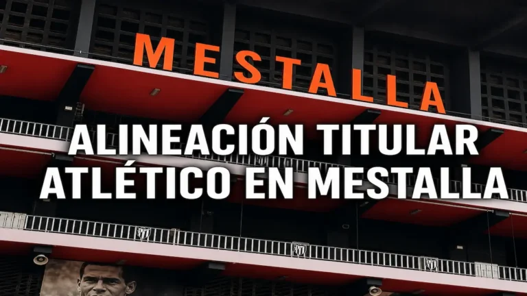 Once del Atlético de Madrid ante el Valencia con sistema 5-3-2 y rotaciones extremas