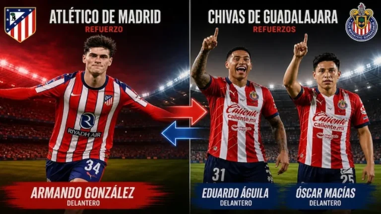 Jugador del Chivas Armando González durante un partido del torneo Apertura 2026