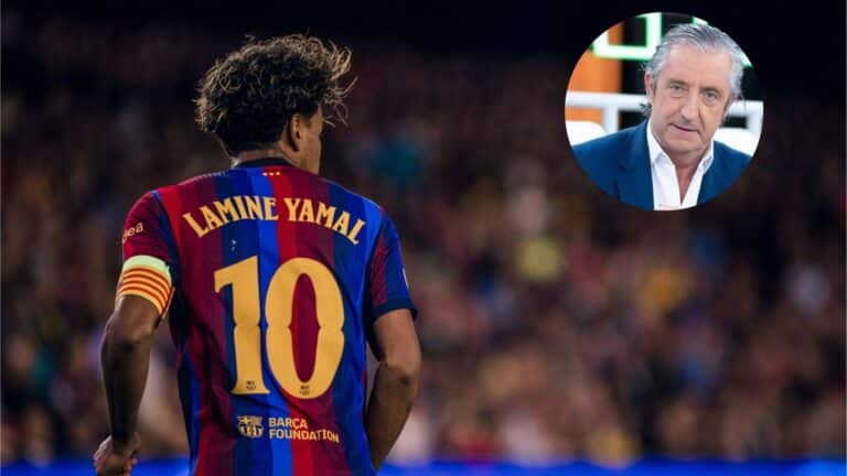 Lamine Yamal con la camiseta azulgrana del Barcelona
