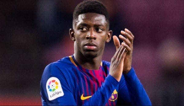 Dembélé con el Barca