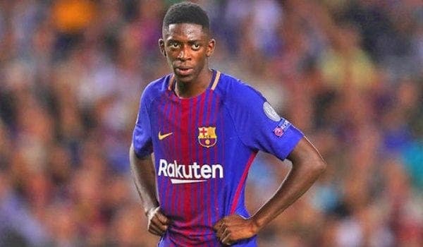 Dembélé en el Barca