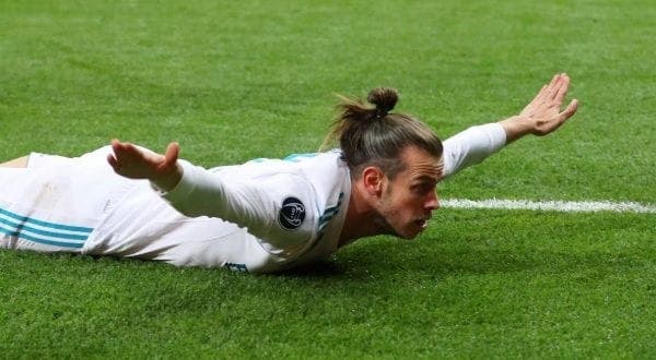 Gareth Bale celebrando