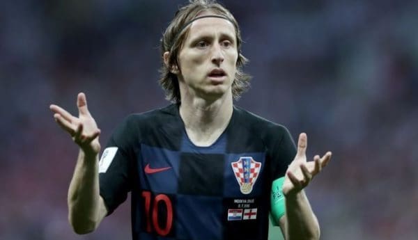 Luka Modric con Croacia